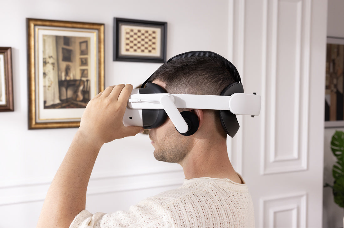 Best Meta Quest 3 Head Strap with Battery and Type-C Audio | KIWI