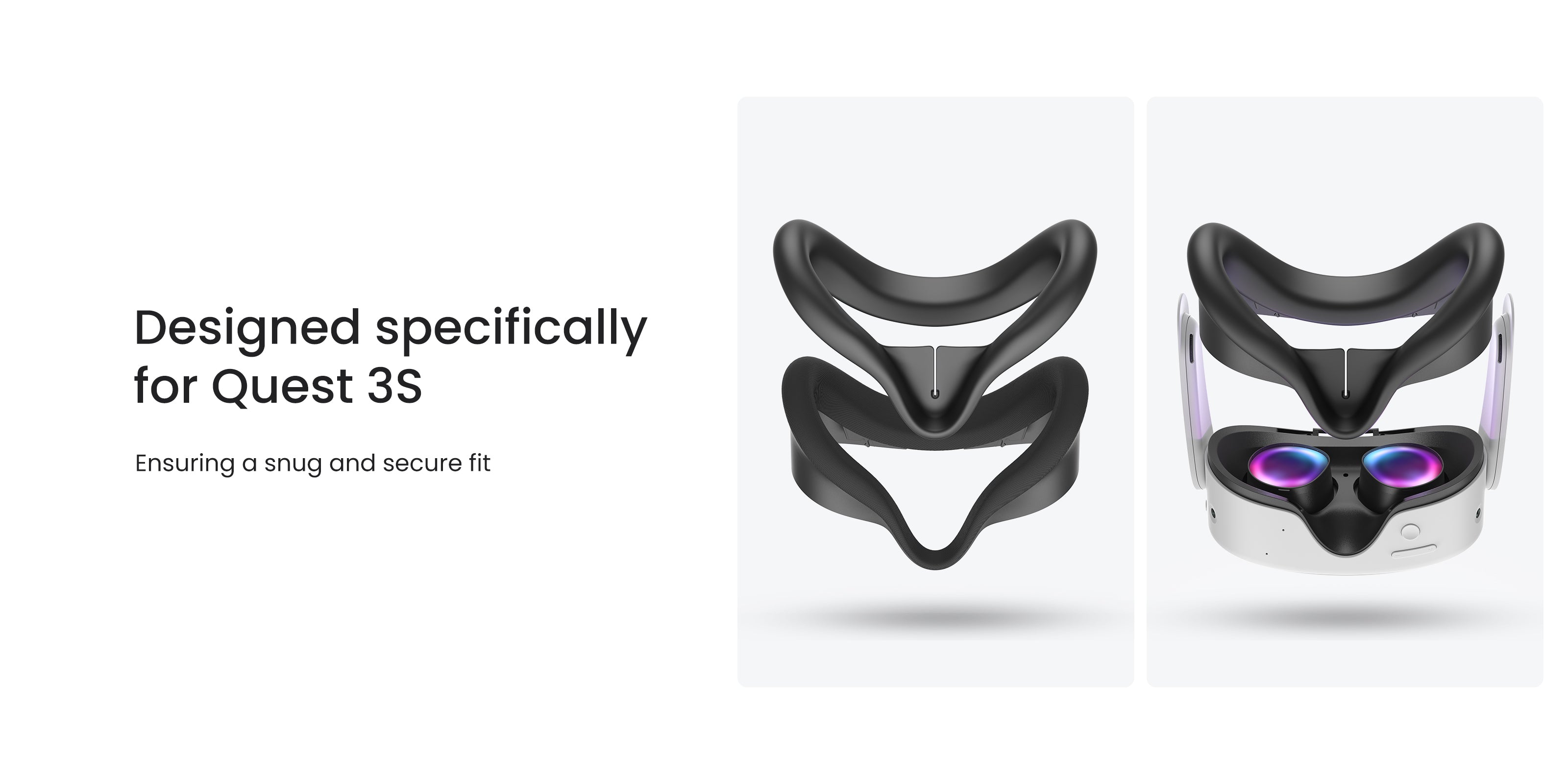 KIWI design F4 Silicone Facial Cover for Meta Quest 3S 06