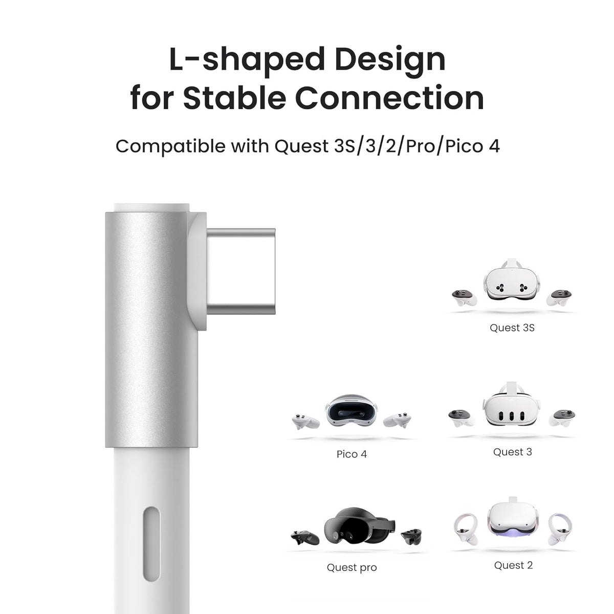 Câble Link de charge L1 Plus de 4 m pour Meta Quest et PICO 4