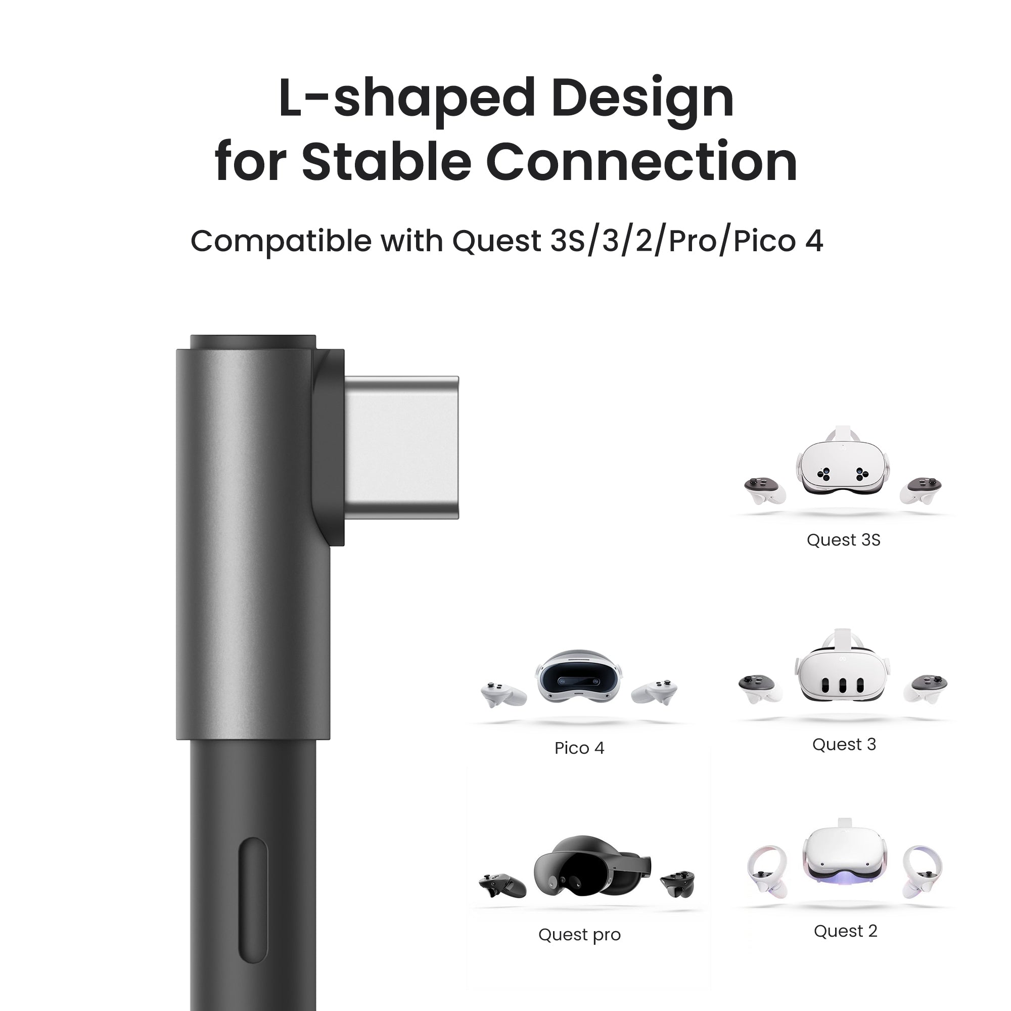 L1 Plus Link Cable with Charging 13FT-USB 3.0 to USB-C