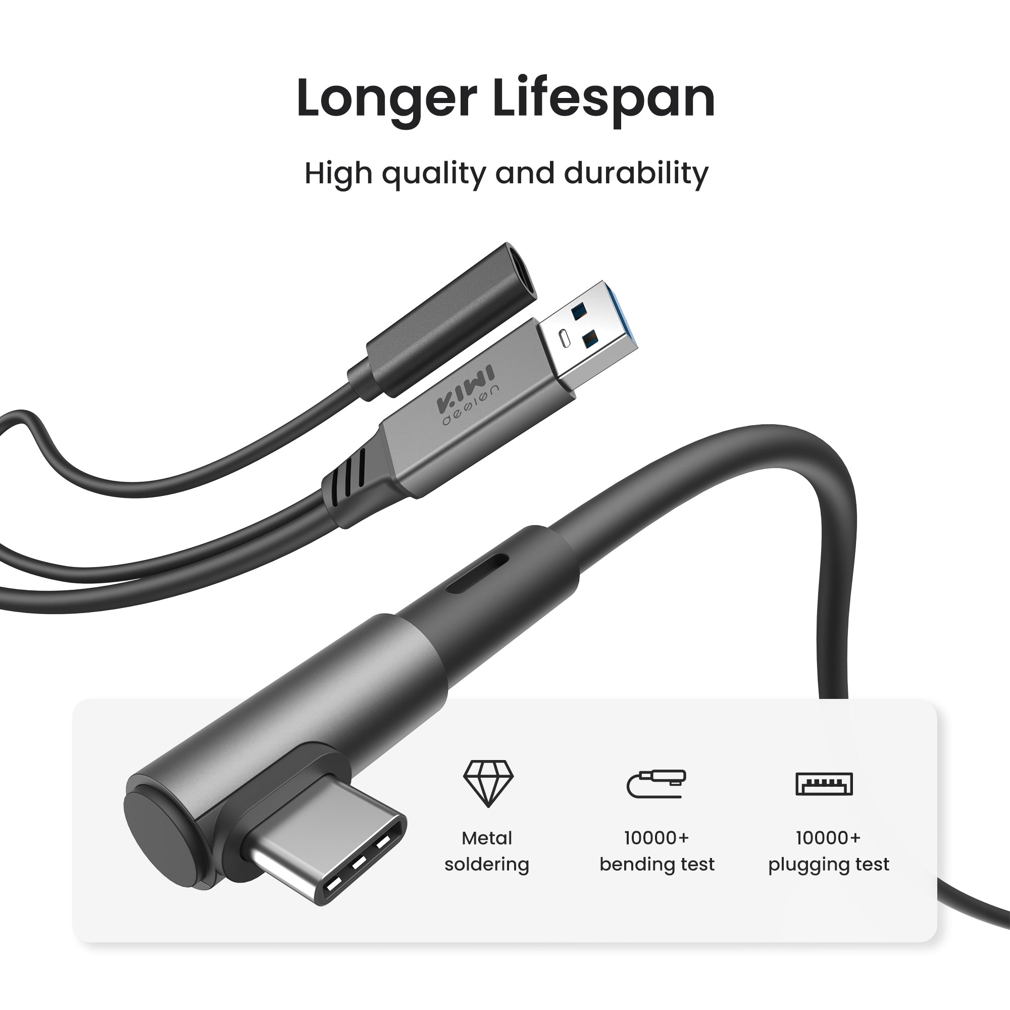 L1 Plus Link Cable with Charging 13FT-USB 3.0 to USB-C