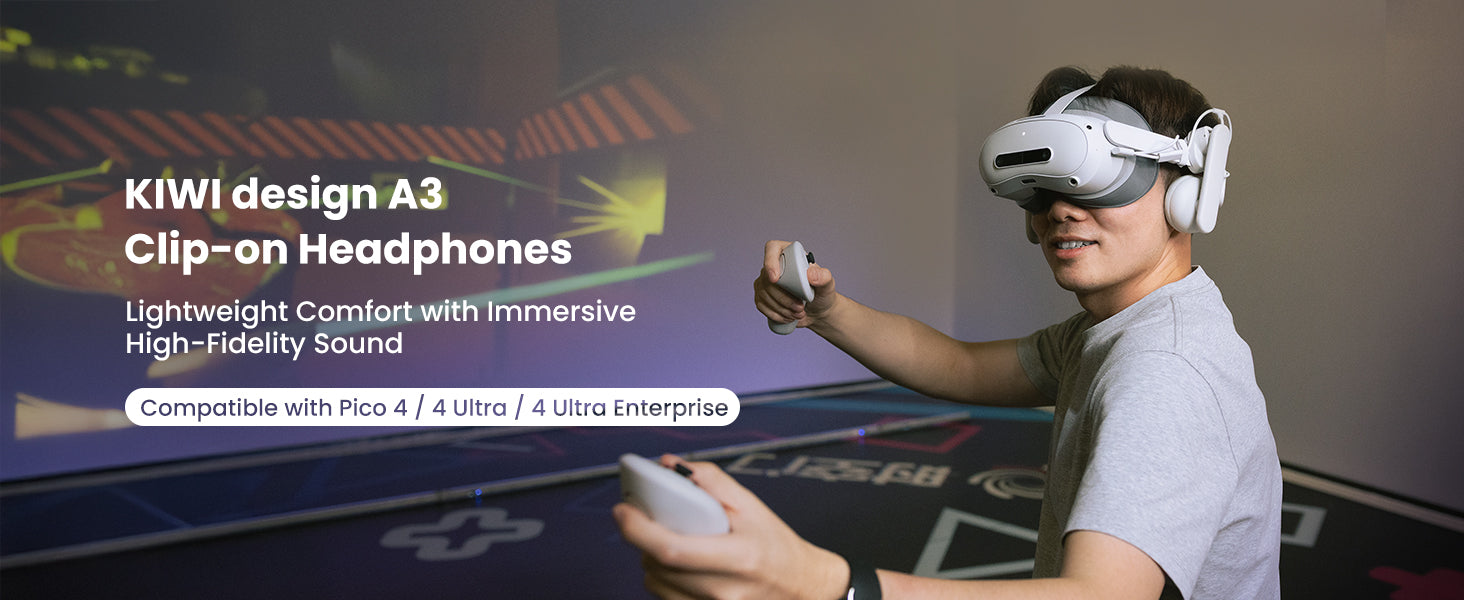 A3 Clip-on Headphones for PICO 4/4 Ultra/4 Ultra Enterprise