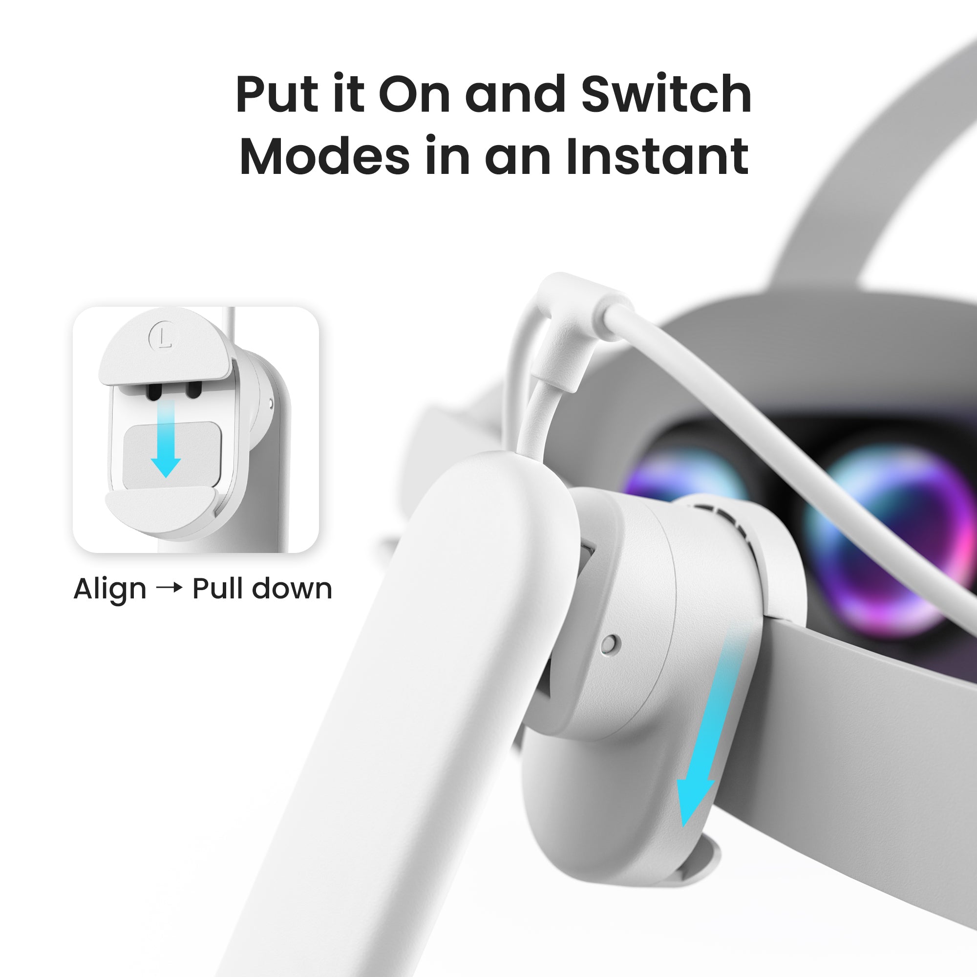 A3 Clip-on Headphones for PICO 4/4 Ultra/4 Ultra Enterprise