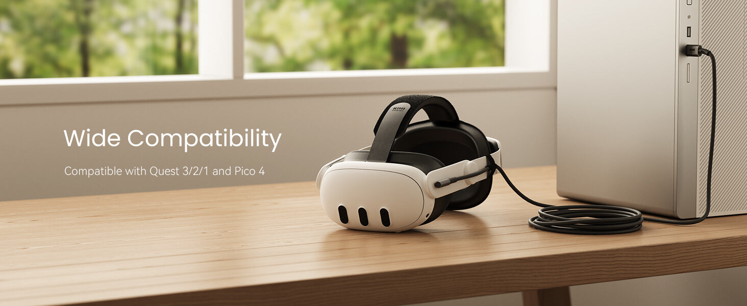 Link Cable Accessories Compatible with Quest 3S/3/2 VR
