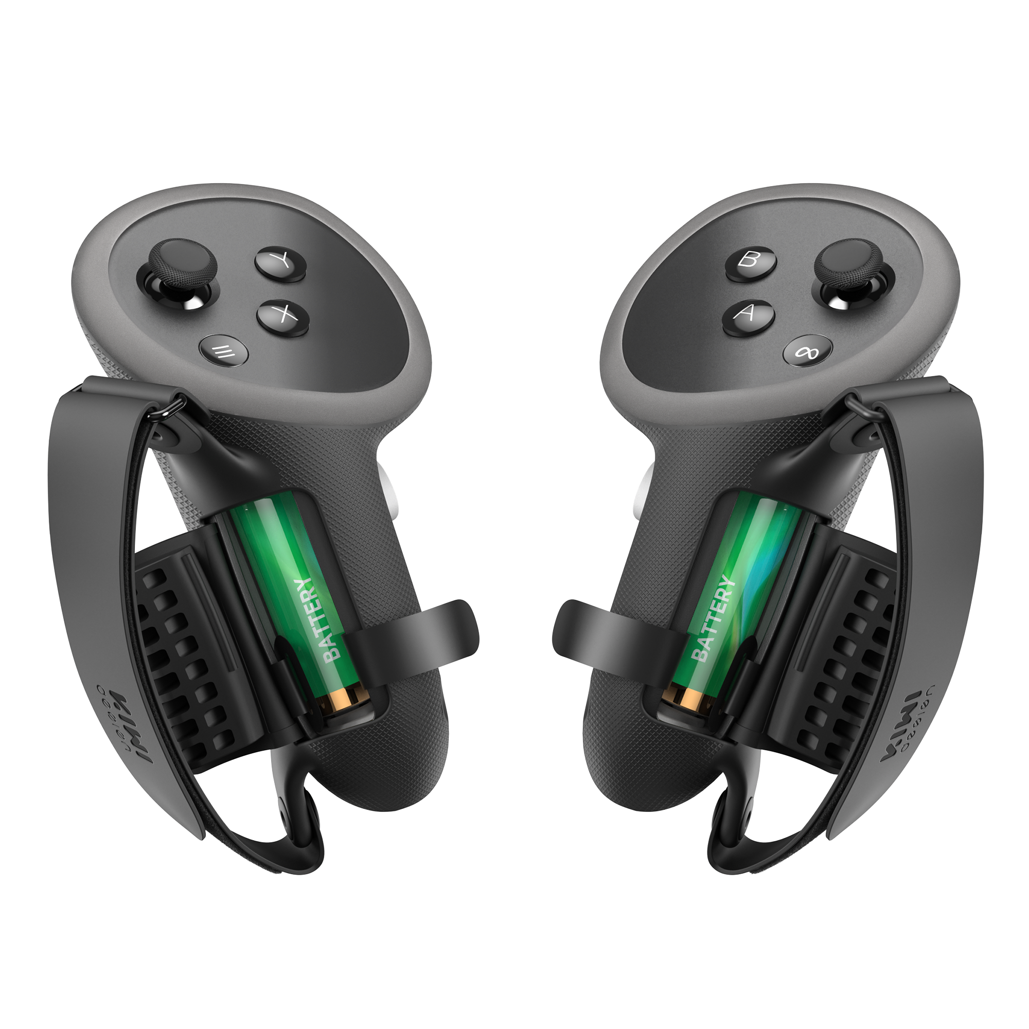 Knuckle Grips Cover with Battery Opening for Quest 3