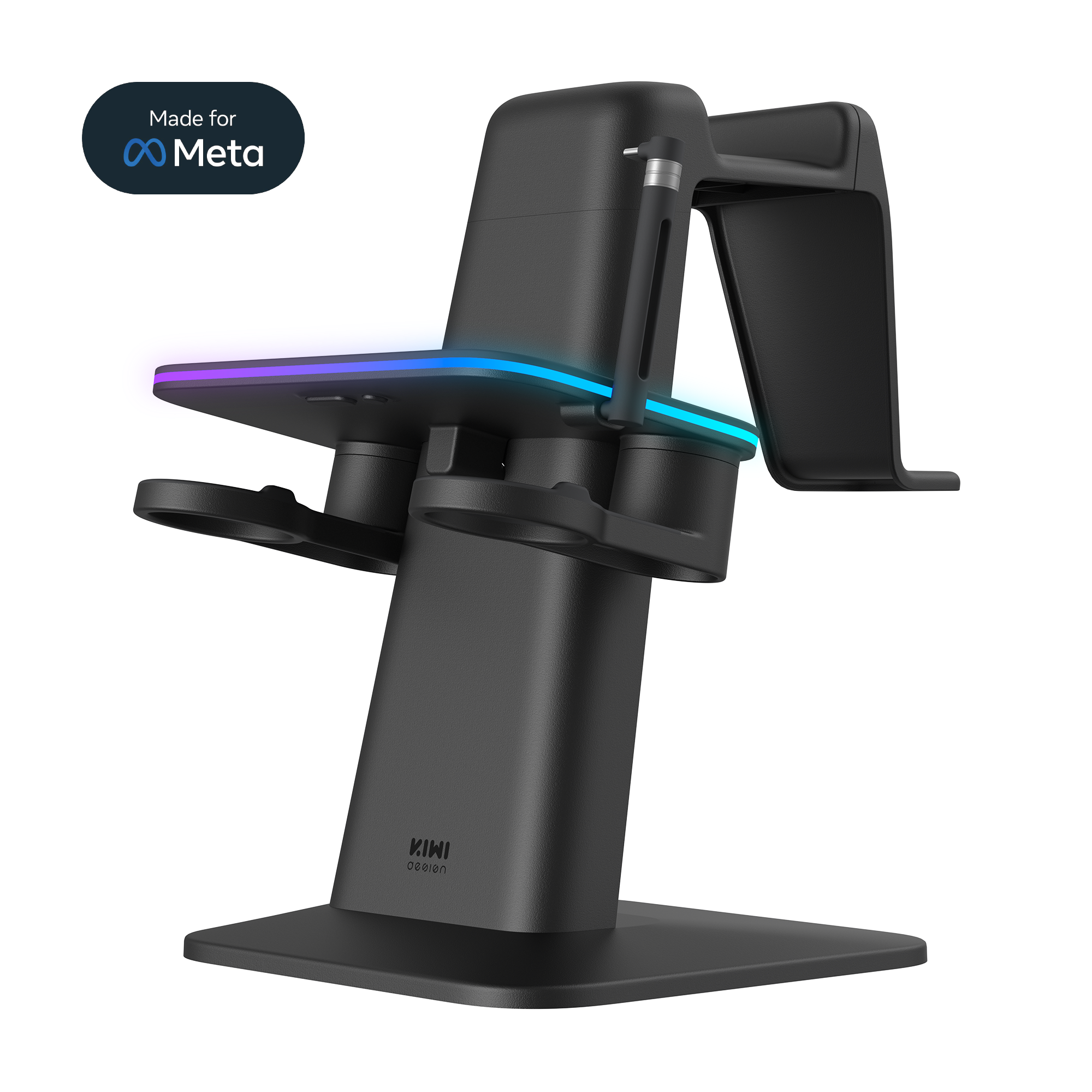 RGB Vertical Charging Stand for Quest 3/Quest 2/Quest Pro