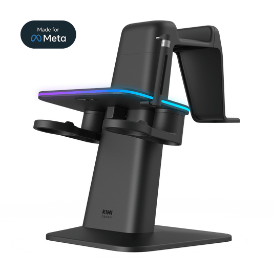 RGB Vertical Charging Stand for Quest 3/Quest 2/Quest Pro