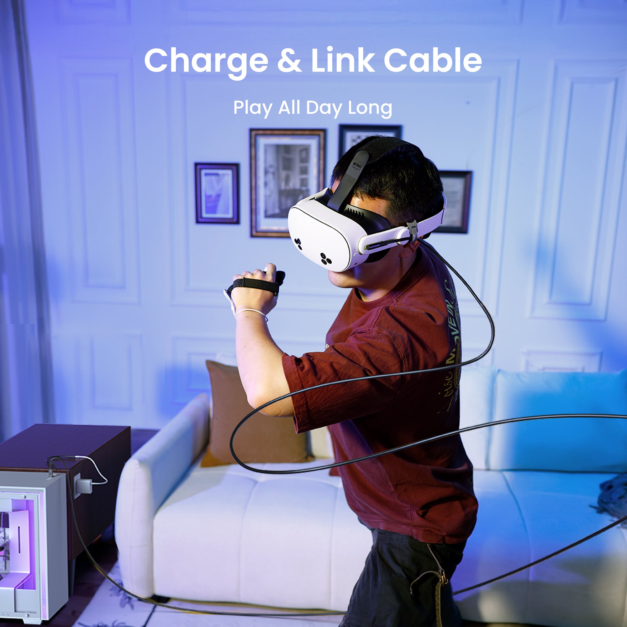 L1 Plus Link Cable with Charging 13FT-USB 3.0 to USB-C