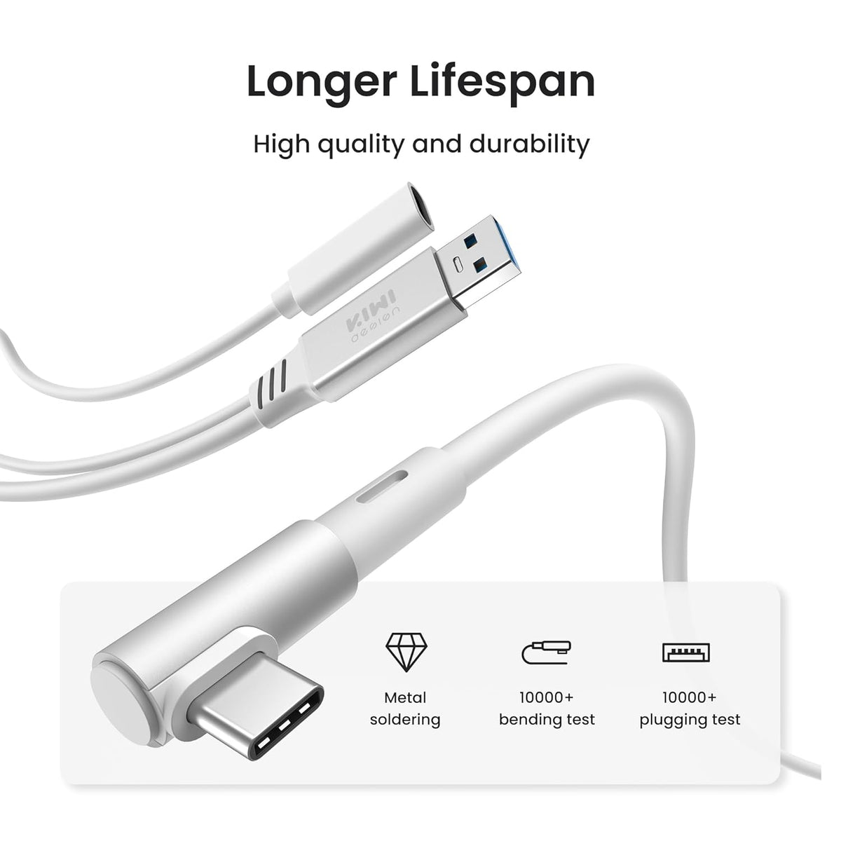 Câble Link de charge L1 Plus de 4 m pour Meta Quest et PICO 4