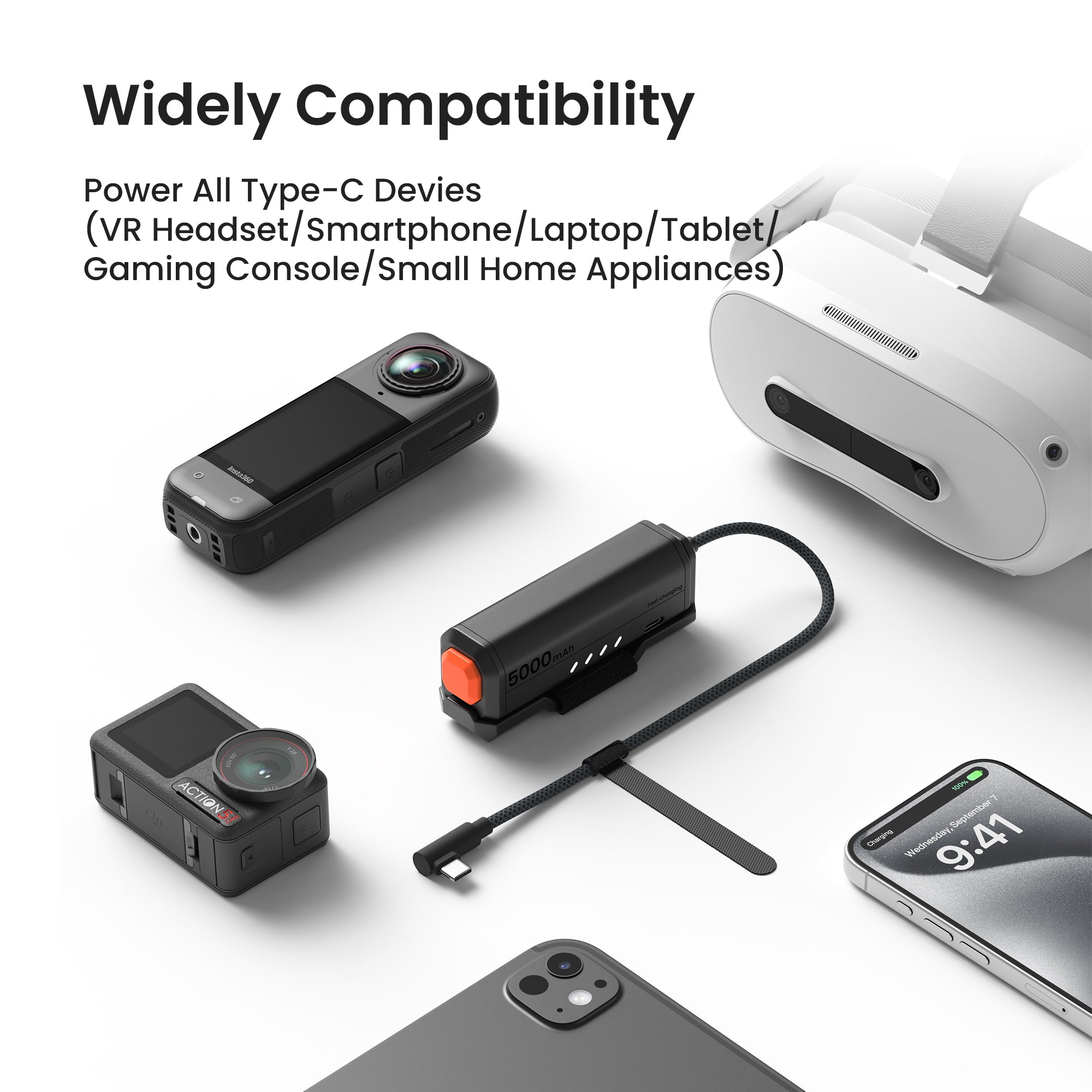 KIWI design モバイルバッテリー P5000【2×5000mAh】 P5000 Compact Power Bank (2-Pack) for PICO
